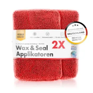 ChemicalWorkz Microfiber Applicator Waxing/Sealant 2Stk. rot