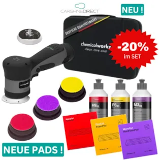 Carshine Polierset Akku DA12 EVO MEGA SET *NEU