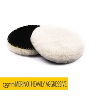 Carshine NAT Polierpad Merino Wollpad 125/135mm heavy agressiv Carshine NAT Polierpad Merino Wollpad 125/135mm heavy agressiv