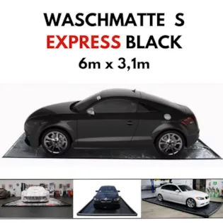 Carshine Waschmatte EXPRESS BLACK S 6m x 3,1m